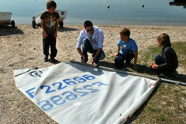  Las primeras clases de vela 